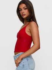 Fast Times Top Red