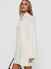 Tarin Knit Mini Dress Cream
