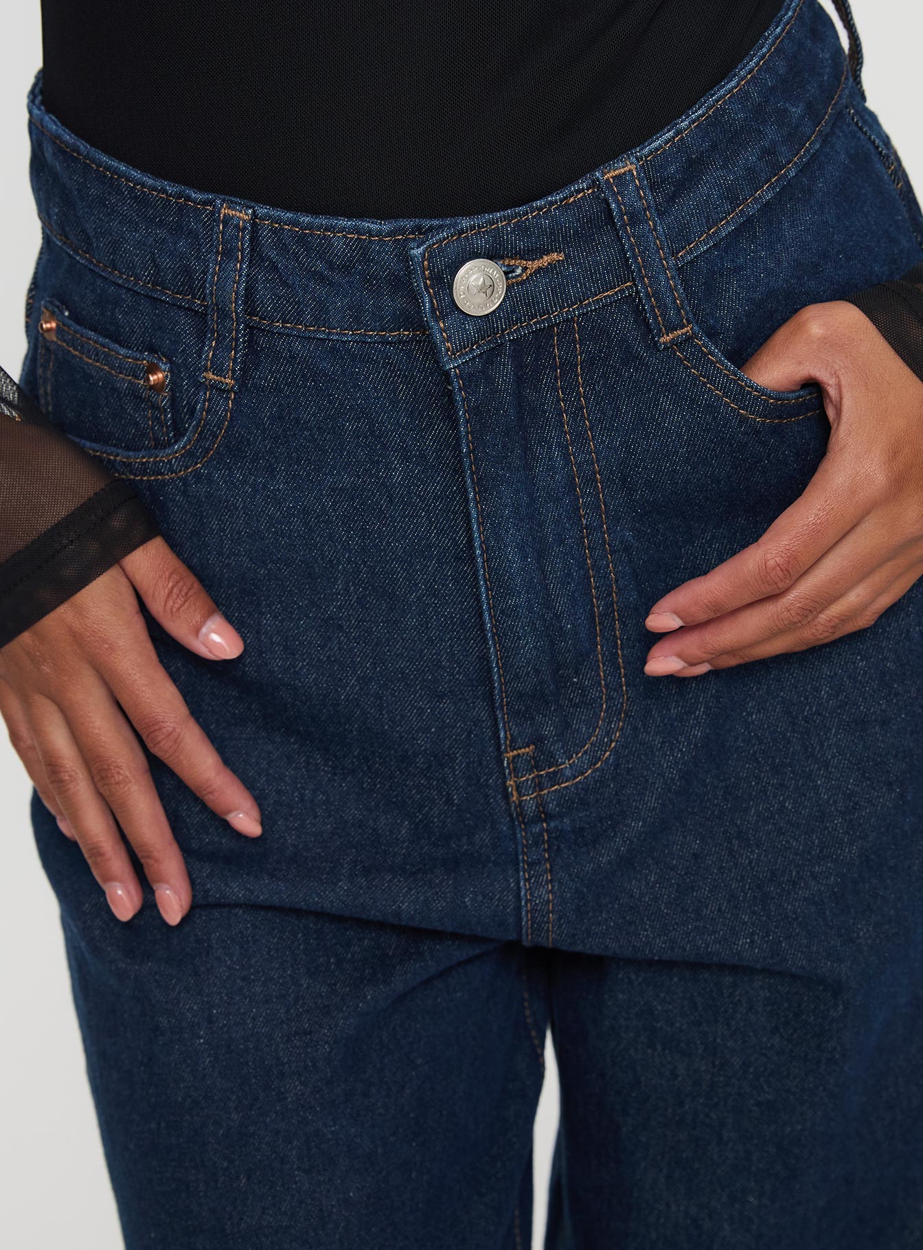 Nicolo Jeans Mid Raw Denim