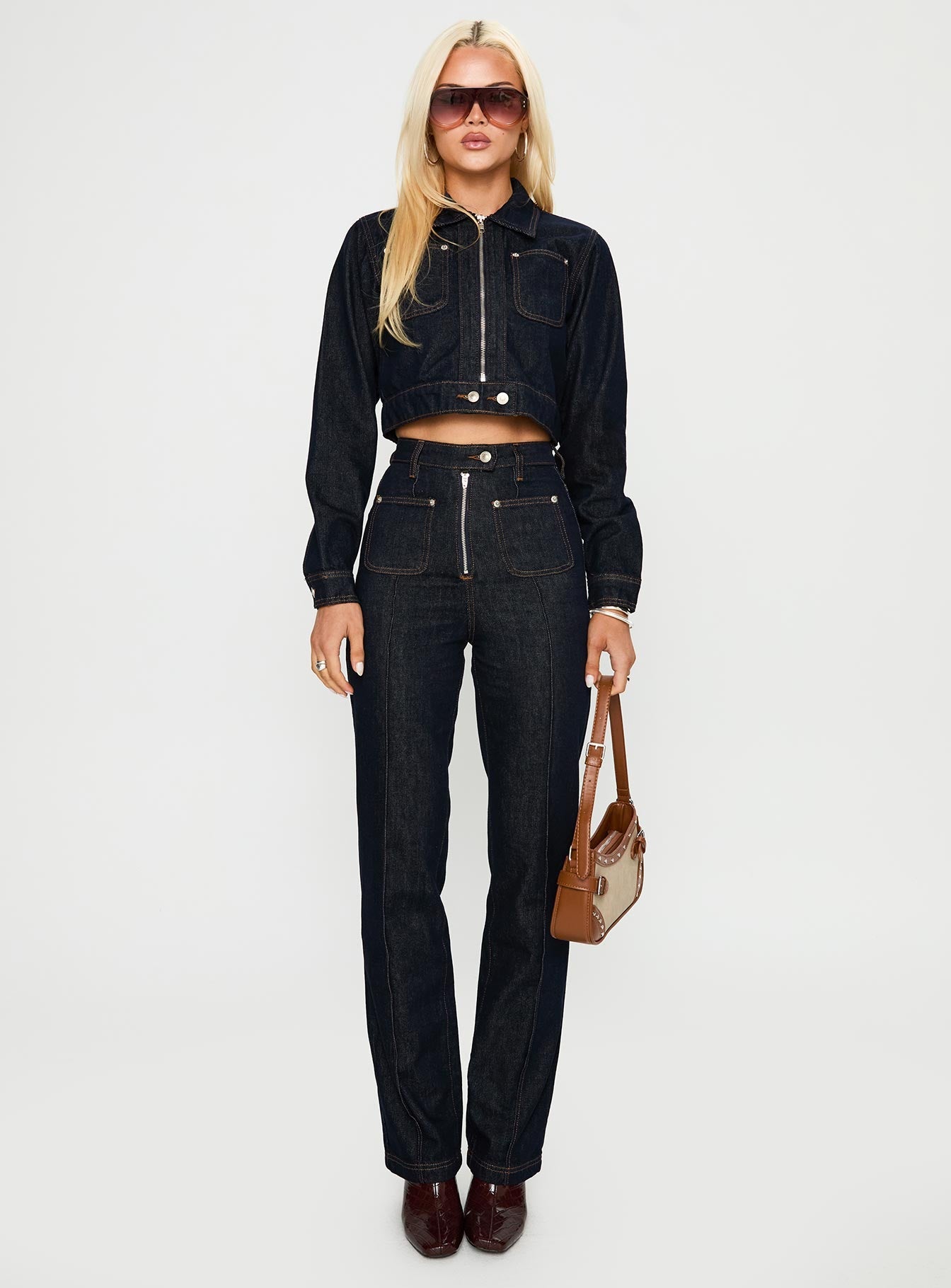 Stallion Straight Leg Jeans Indigo