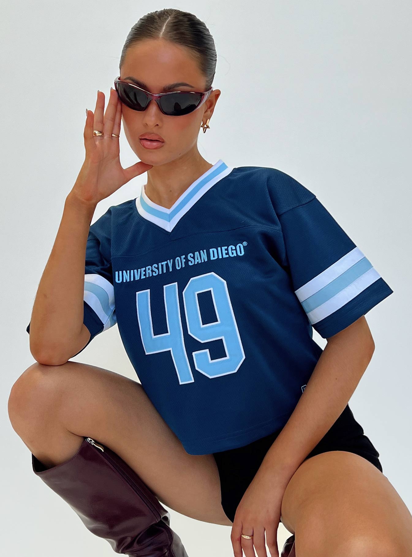 USD Football Jersey Navy